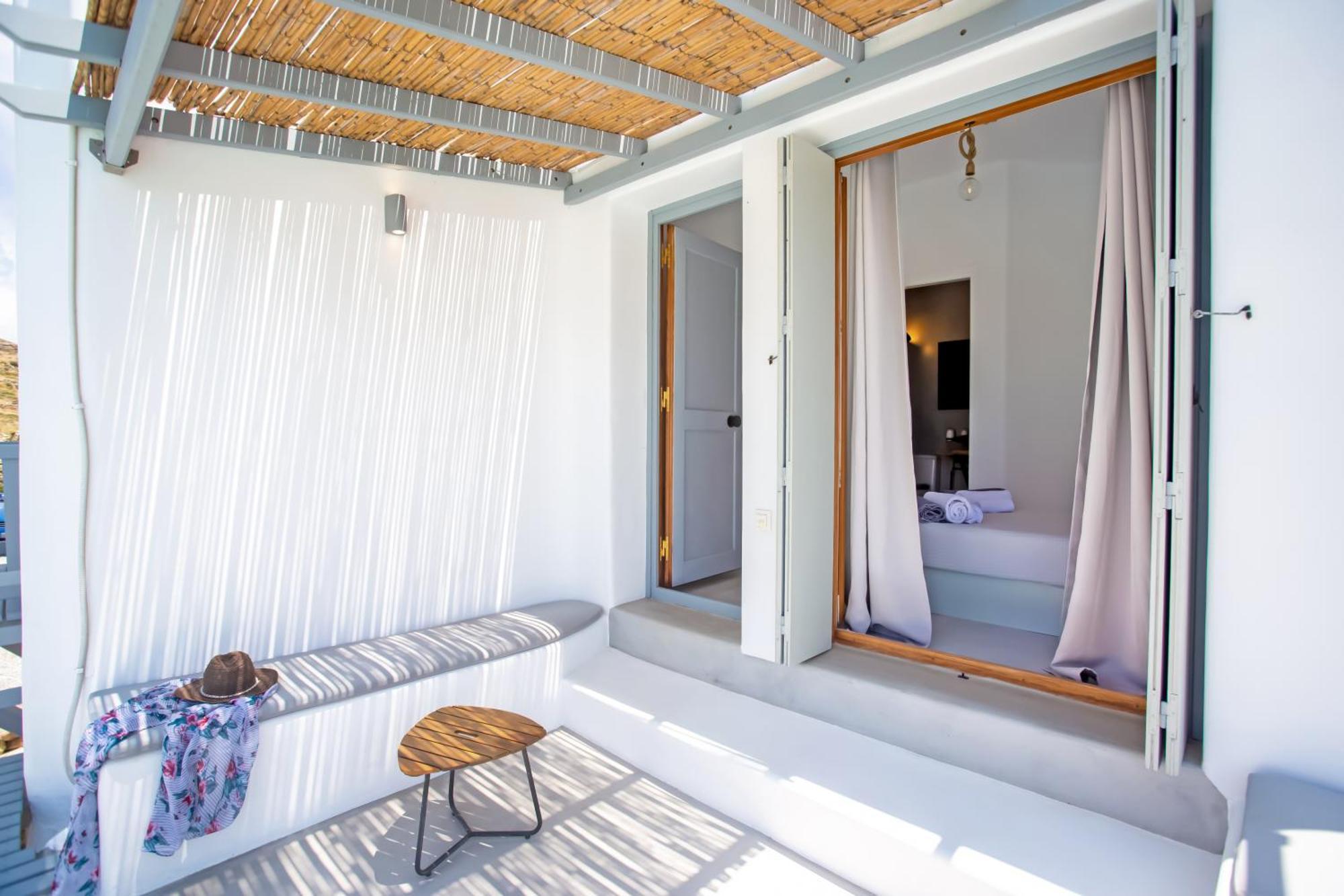 Terra White Seaview Pool Apartments & Suites Mykonos Town Kültér fotó