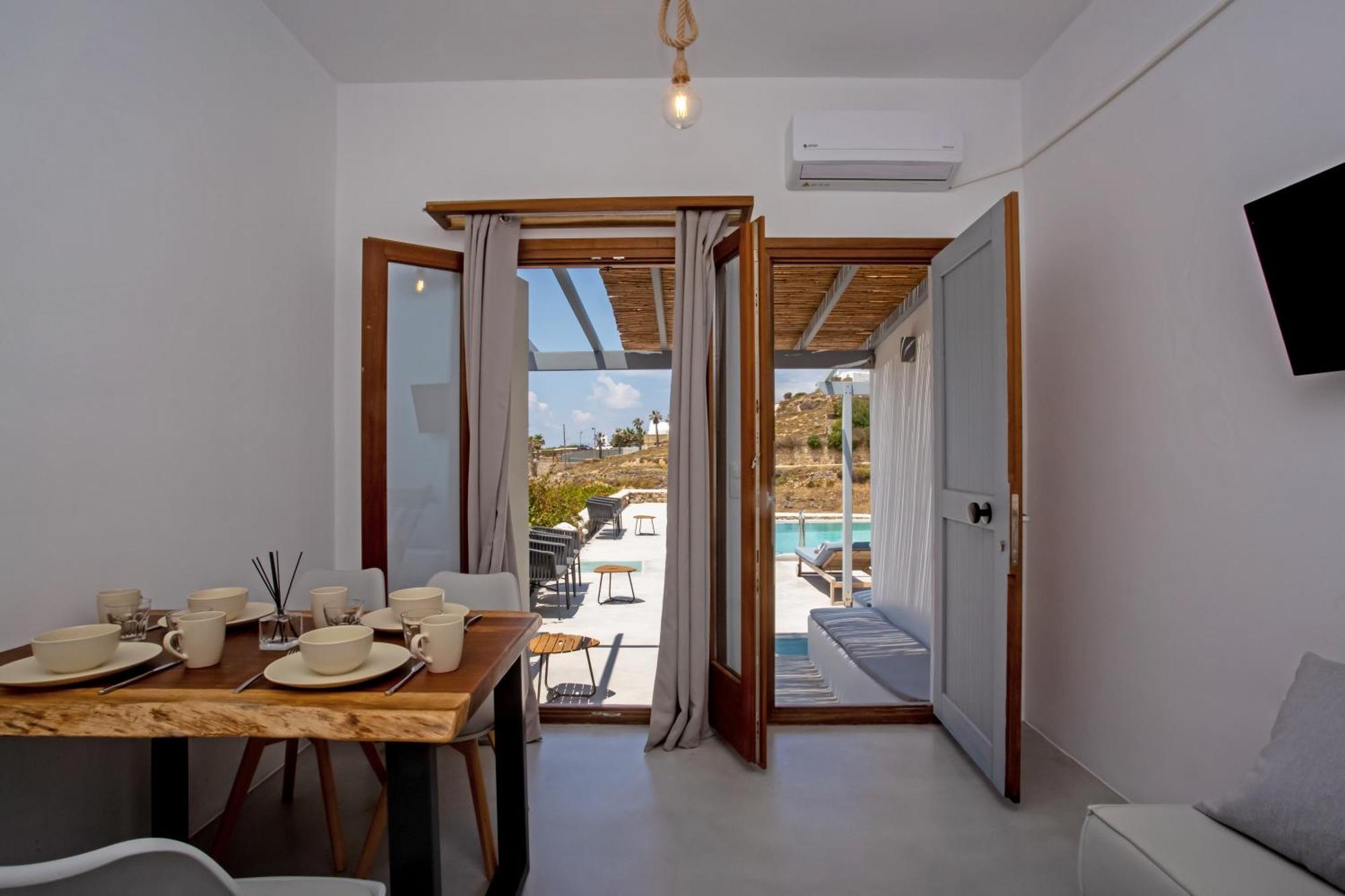 Terra White Seaview Pool Apartments & Suites Mykonos Town Kültér fotó