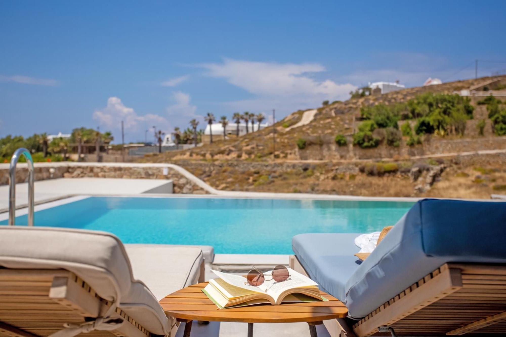Terra White Seaview Pool Apartments & Suites Mykonos Town Kültér fotó