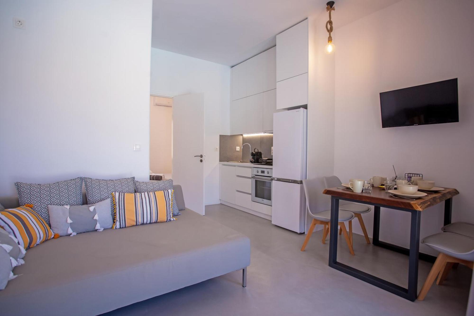 Terra White Seaview Pool Apartments & Suites Mykonos Town Kültér fotó